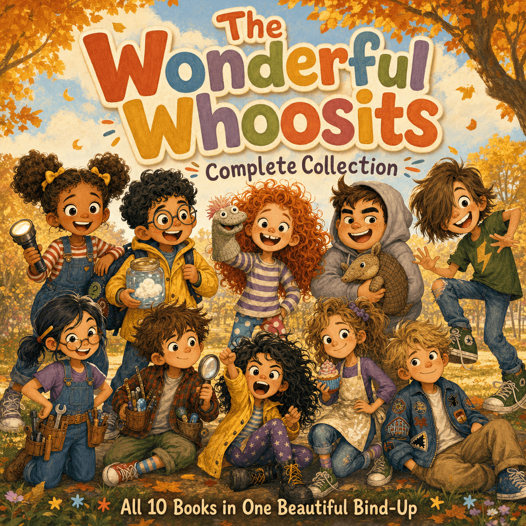 The Wonderful Whoosits — all ten characters together